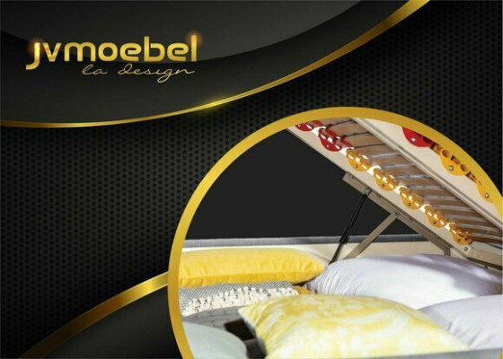 Complete's Bedroom Set Bed 2x Bedside table 3 pcs. Sets Designer Luxury Beds