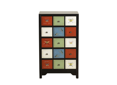 Bunter Pharmacies Wardrobe Chest of drawers Sideboard High Cabinets Real Wood Chests of drawers