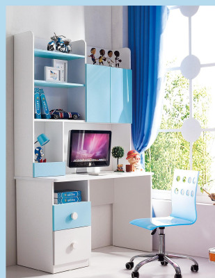 Children Complete Set Youth Room Bed Chest of drawers Wardrobe Table Office 4 pcs. Furniture