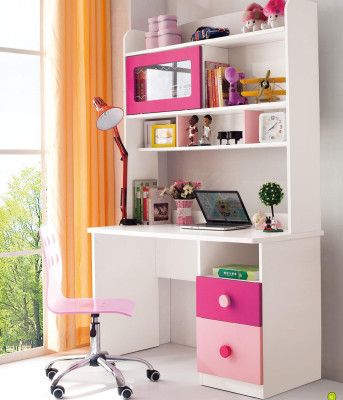 Set Table Bed Wardrobe Chest of drawers 4pcs Complete Youth Room Childrens room