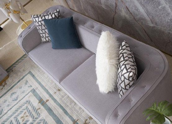 Sofa set 3+2+1 Seater Set Design Sofas Upholstery Couches Textile Modern Relax