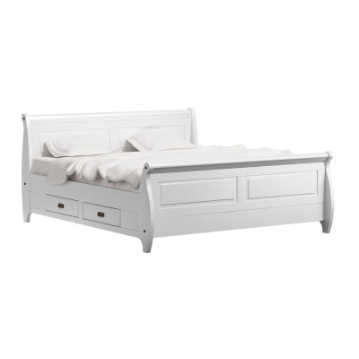 Country house style luxury bed double bed double beds white beds bedroom