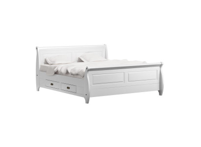 Country house style luxury bed double bed double beds white beds bedroom
