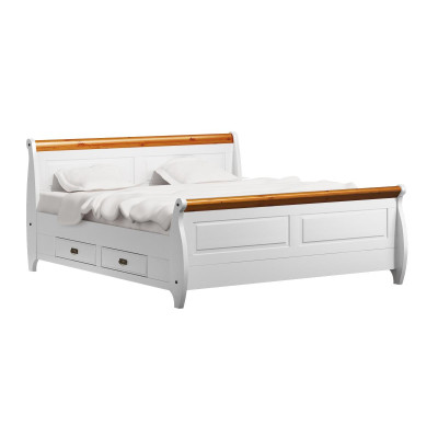 Luxury Bed Double bed Country house style double beds White Bedroom