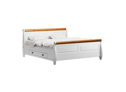 Luxury Bed Double bed Country house style double beds White Bedroom