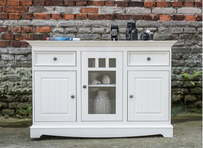 Buffet Wardrobe Bar Cabinet Country House Luxury Italian Wood Furniture White Large new