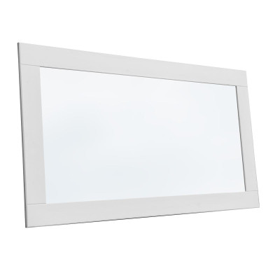 Rectangular country house mirror with wooden frame Wall mirror xxl Wood country house new