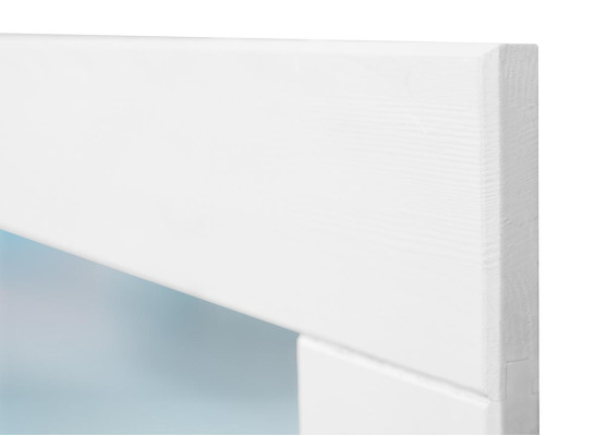 Rectangular country house mirror with wooden frame Wall mirror xxl Wood country house new