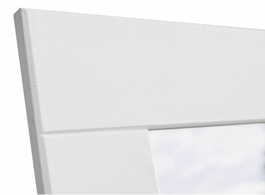 Rectangular country house mirror with wooden frame Wall mirror xxl Wood country house new