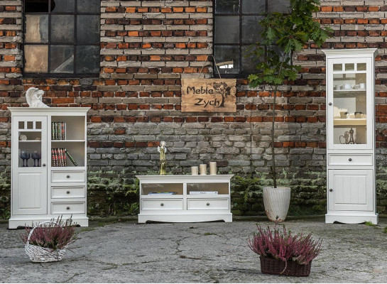 Living room Set Display case Bookshelf Sideboard Wall units Chests of drawers Design 3-piece. new