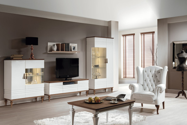 Classic Display case Chests of drawers Showcases Display cabinet Wardrobe Glass cabinet TO-W2