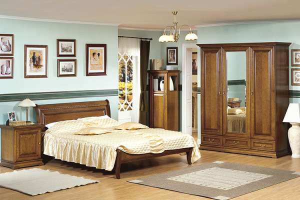 Classic s Bed Beds 140/160/180x200cm Italian Furniture Double bed Marriage new