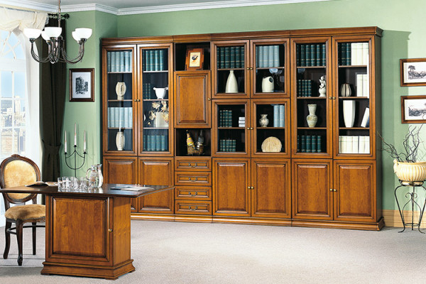 Classic Wardrobe Bookcase Bookshelf Display case Glass cabinet