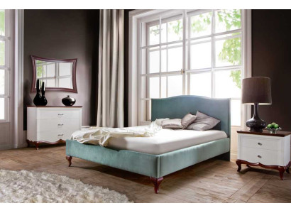 Designer Bed Beds Marriage bed Double bed Upholstered bed Leather bed - Model CL-2