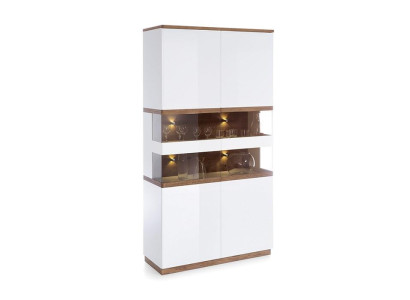 Display case Modern Style Living room Collection Showcases Wardrobe Shelf Sideboard White