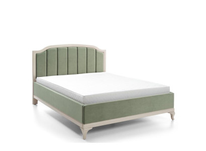 Design Bed Luxury Double Hotel Beds Sleep Room Leather Modern Fabric 160*200cm