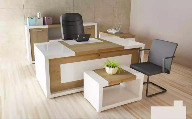 Corner desk Office desk Desk Coffee table Filing cabinet Office furniture 3 pieces.