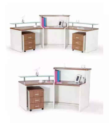 Aesthetic and comfortable reception desk in a classic design