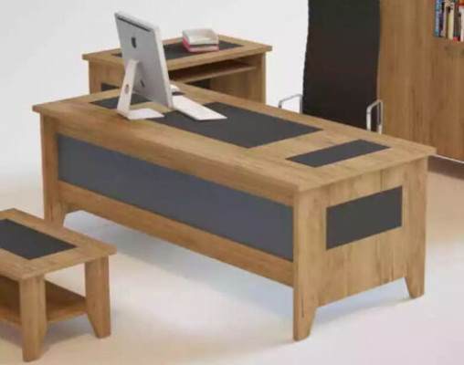 High-quality, elegant office set in a modern style made from sturdy wood