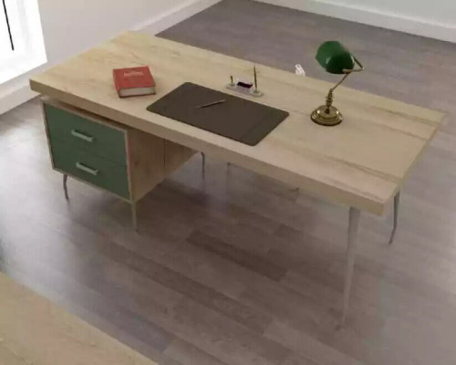 Office Furnishings 4 pcs. Set Desk Filing cabinet Chest of drawers Coffee table