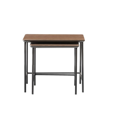 Luxury side tables coffee table modern Holzitsch Complete's set brown new