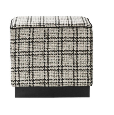 Modern Stool Upholstered furniture Gray Ottoman Footstool Luxury Furniture