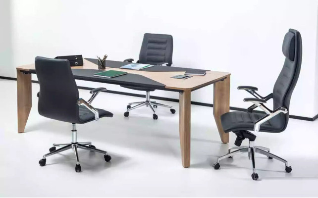 Conference table Office Furniture Furnishings Office desk 220x100 cm Conference table