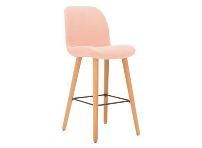 Modern Pink Chair Designer Bar Stool Wood stylish Luxury Furniture Stool new