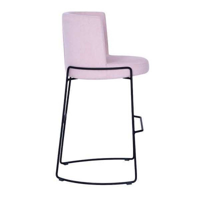 Modern Bar Stool Chair Designer Textile Dining room chair Stool Bar Pink new