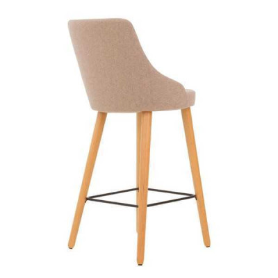 Modern Bar Stool Chair Designer Wood Dining room chair Stool Bar Beige new