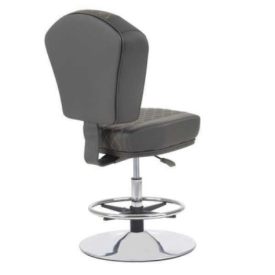 Stylish Bar Stool Chair Designer Metal Dining room chair Stool Bar Gray new