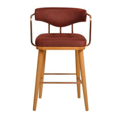 Stylish Bar Stool Chair Designer Wooden Chair Dining room chair Stool Bar Brown new