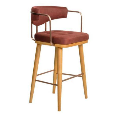 Stylish Bar Stool Chair Designer Wooden Chair Dining room chair Stool Bar Brown new
