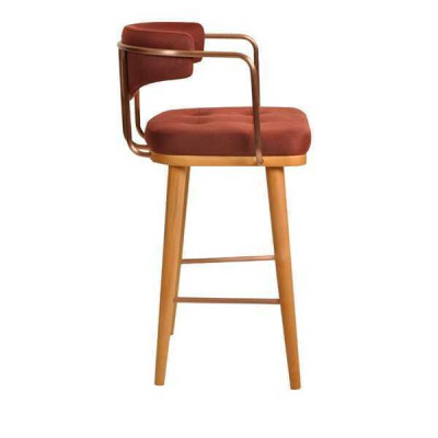 Stylish Bar Stool Chair Designer Wooden Chair Dining room chair Stool Bar Brown new