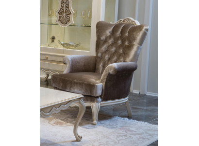 Luxury Design Armchair Classic r Throne Armchair Living room chesterfield new