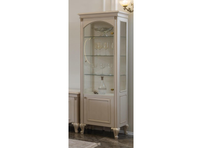 Display case Glass cabinet Wood Cabinets Living room Display cabinets Italian luxury