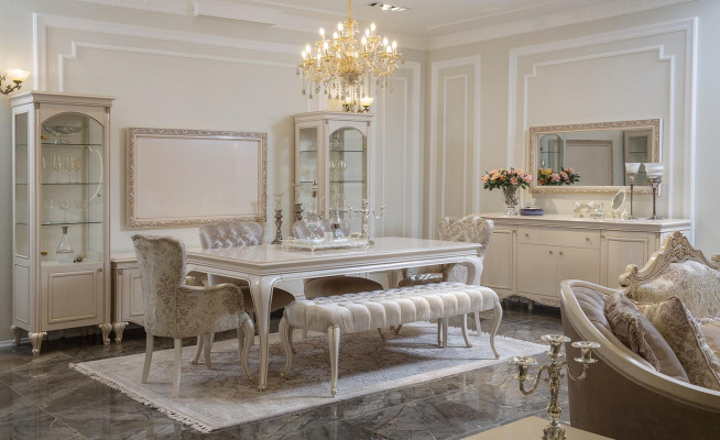 Display case Glass cabinet Wood Cabinets Living room Display cabinets Italian luxury