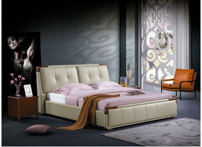 Design Bedroom 3 pcs. Set Bed Bedside table Classic Luxury Beds Set Furniture