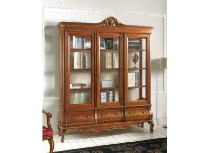 Display case Wardrobe Books Shelf Sideboard Classic Italian Furniture Shelves Wood