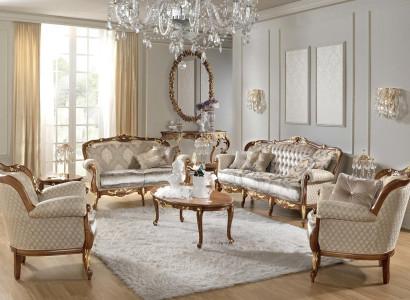 Italian Furniture Sofa Suite Group Classic Seat Solid wood