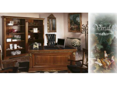 Office Furnishings Study room Chef 2pcs. Set Desk + Filing cabinet Table Solid wood
