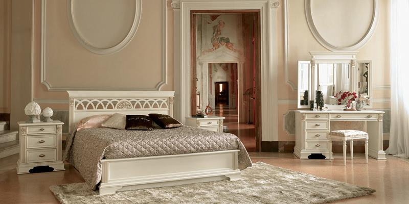 Double bed bed marriage bed design luxury beds decoration baroque rococo antique style