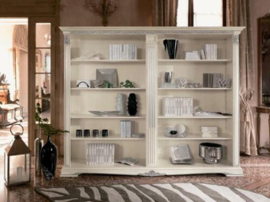 Office Bookcase Filing cabinet Luxury Furniture Style Antique Wardrobe Baroque Solid wood