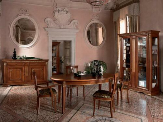 Classic s Dining room Set Oval Table 4 Chairs Armchair Group Suite Set new Solid wood