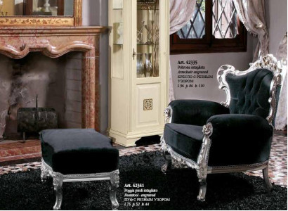 Elegant Armchair Couch Sofa Upholstery TV Chair Baroque Rococo Luxury