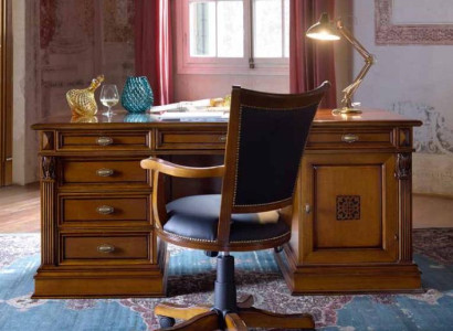 Furnishings Study room Office Furniture Table Armchair 2-piece Suite Baroque