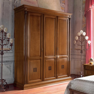 Wardrobe Bedroom Solid wood Wardrobe Antique Style Baroque Rococo Cabinets new