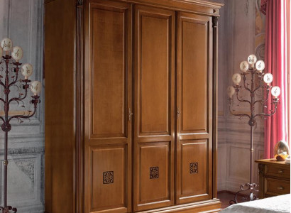Wardrobe Bedroom Solid wood Wardrobe Antique Style Baroque Rococo Cabinets new