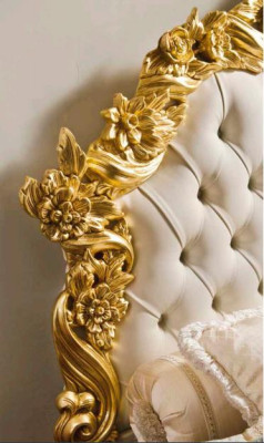 Bed Upholstery Design Luxury Double Hotel Beds Sleep Room 180x200cm Solid wood