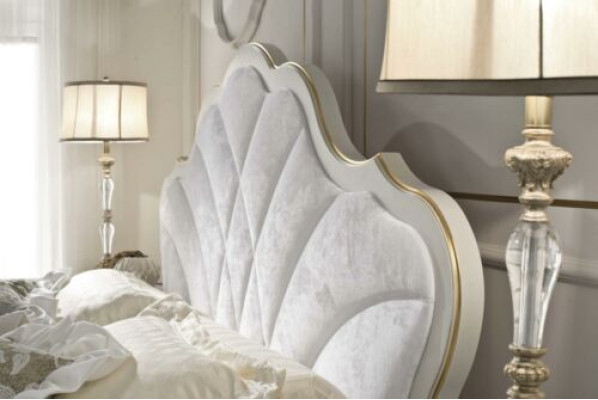 Bedroom Set Baroque Bed Bedside table Chest of drawers Bed Furniture 6pcs. Solid wood